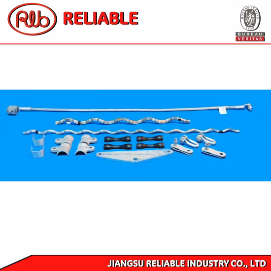 Acessórios de suspensão pré-formados de alta qualidade com força suficiente para cabos ópticos Opgw/ADSS